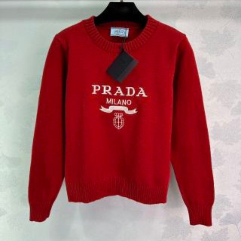 Prada Pula Festive Christmas Logo Sweatshirt