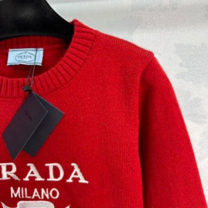 Prada Pula Festive Christmas Logo Sweatshirt