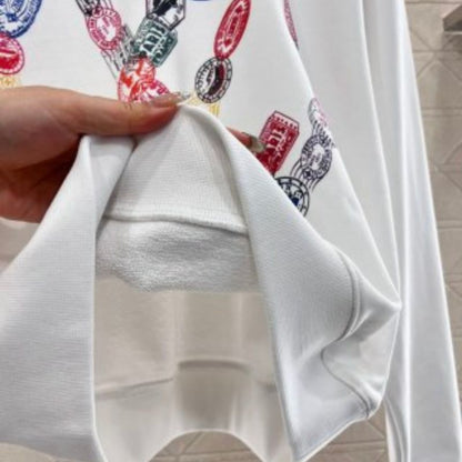 Louis Vuitton Chain Detail Logo Sweatshirt