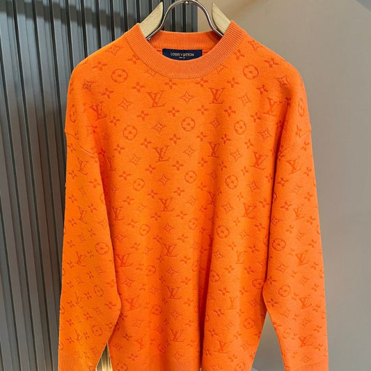 Louis Vuitton Monogram Crochet Knitted Cardigan