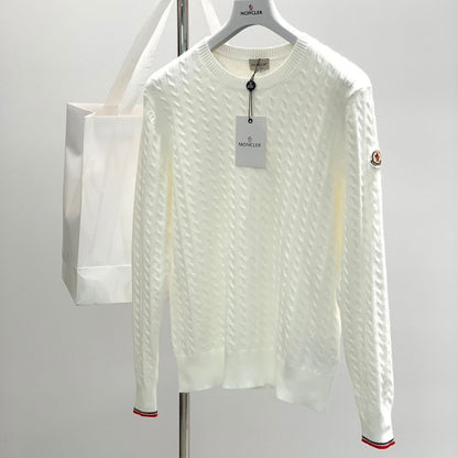 Moncler Iconic Knit Embroidery Sweatshirt