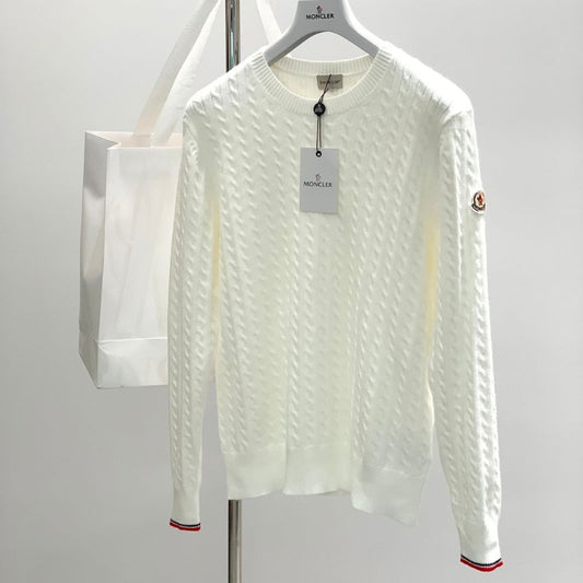 Moncler Iconic Knit Embroidery Sweatshirt