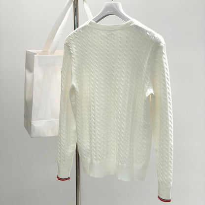 Moncler Iconic Knit Embroidery Sweatshirt