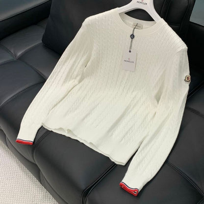 Moncler Iconic Knit Embroidery Sweatshirt