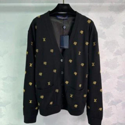 LV New Knitted Cardigan Sweatshirt