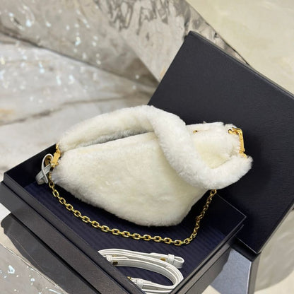 Prada Re-Edition Shearling Mini-Bag
