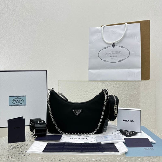 Prada Nylon Hobo Bag