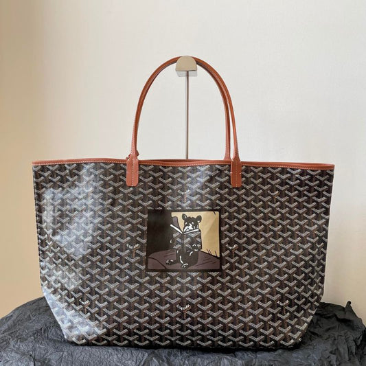 Goyard Goyardine Artois MM Black Gold Bag