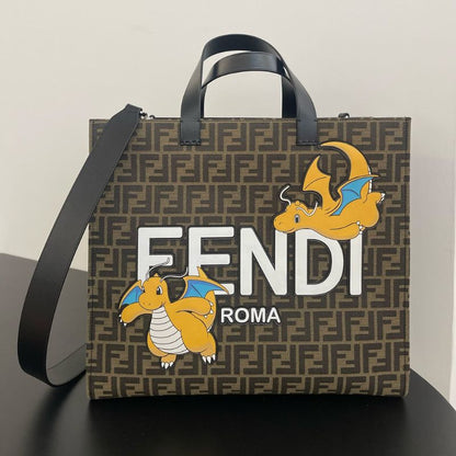 Fendi FRGMT X POKEMON Fabric Bag