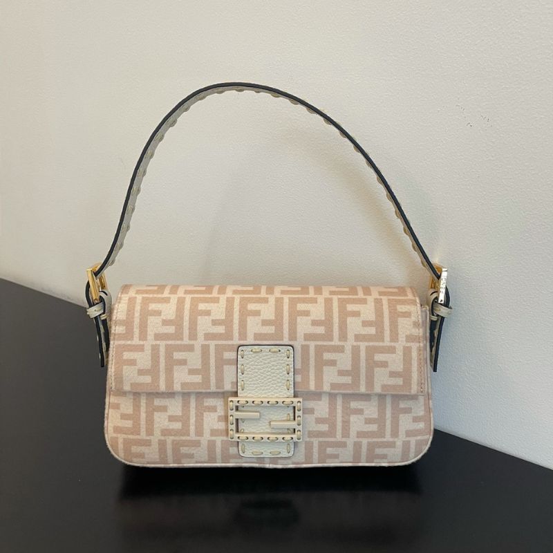 Fendi FF Logo Baguette Bag