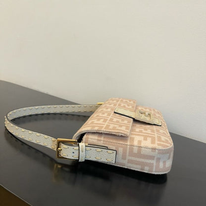 Fendi FF Logo Baguette Bag