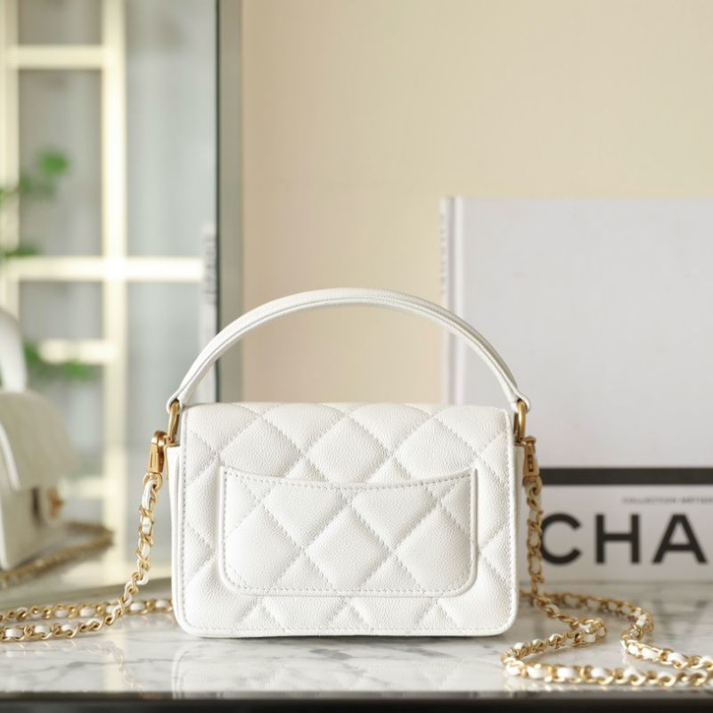 Chanel Coin Purse Shoulder White Bag