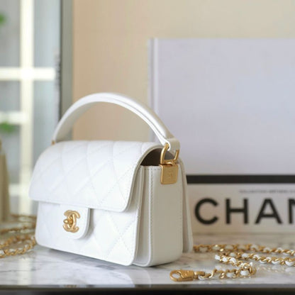 Chanel Coin Purse Shoulder White Bag