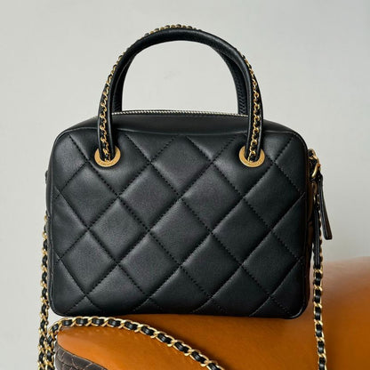 Chanel Caviar Quilted Top Handle Bag