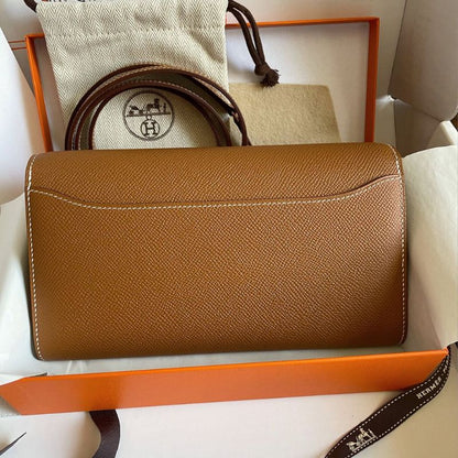 Hermes Constance Long To Go Wallet Gold