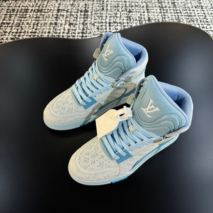 LV Trainer Sneaker Blue Boot