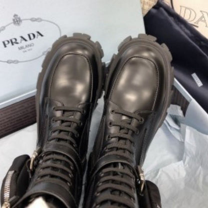 Prada Monolith 55mm Pouch Tall Boots