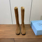 Prada Triangle Logo Straight Boot