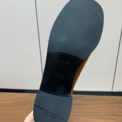 Prada Triangle Logo Straight Boot