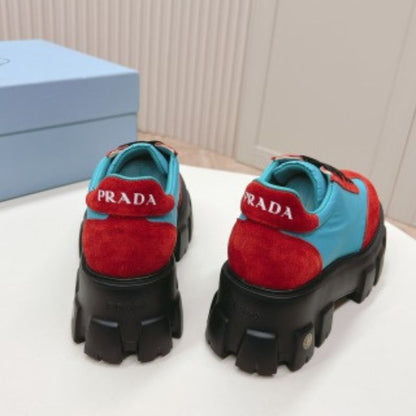 Prada Suede Lace-up Shoe