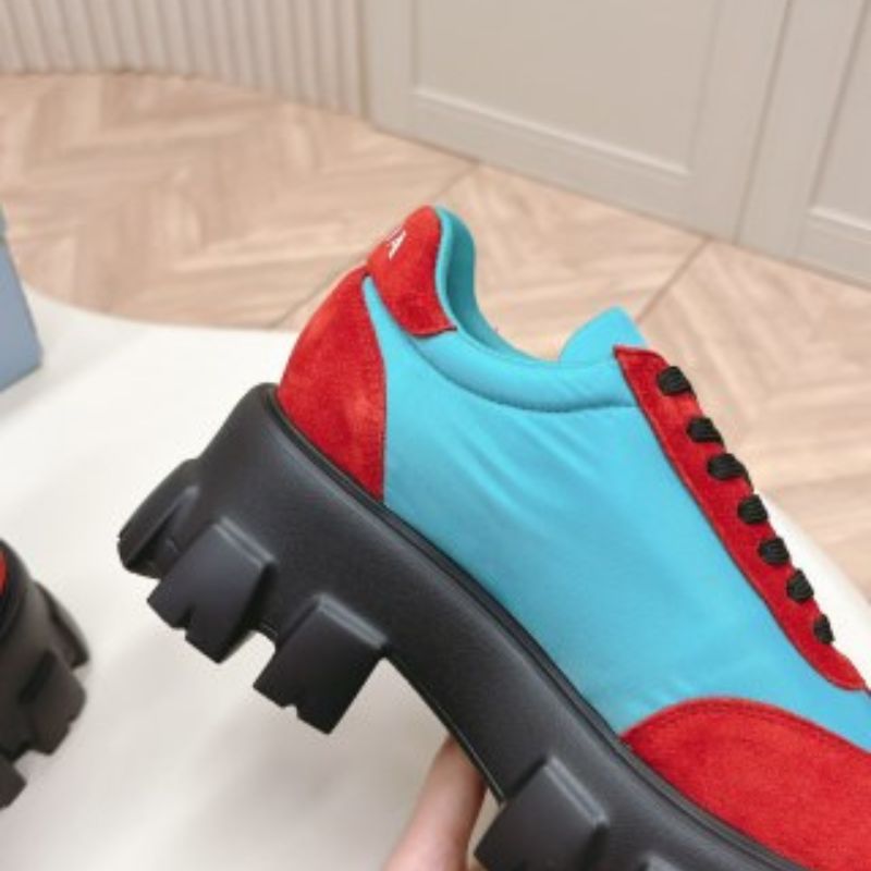 Prada Suede Lace-up Shoe