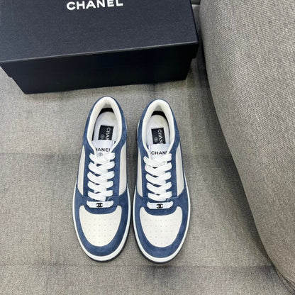 Chanel CC Logo Jenny Blue Sneaker