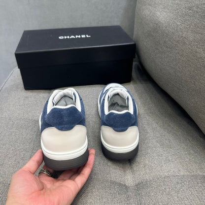 Chanel CC Logo Jenny Blue Sneaker