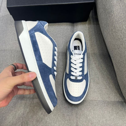 Chanel CC Logo Jenny Blue Sneaker