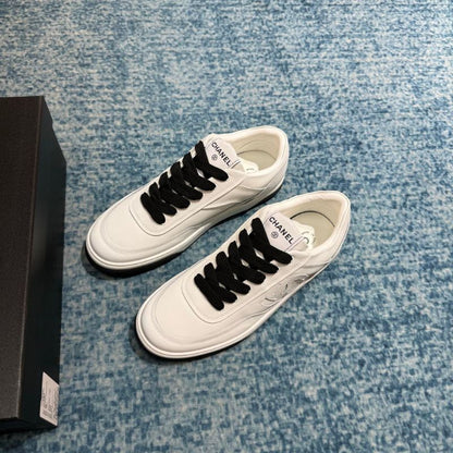 CC Sneaker Black Mix White Cowhide