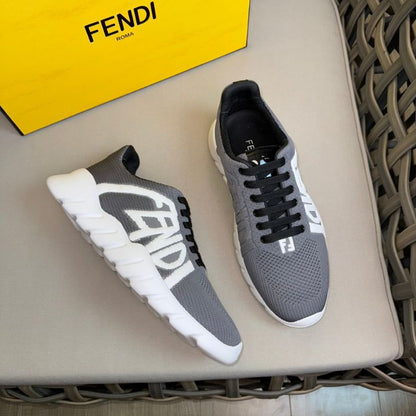 Fendi Mesh Trainer Black Shoes