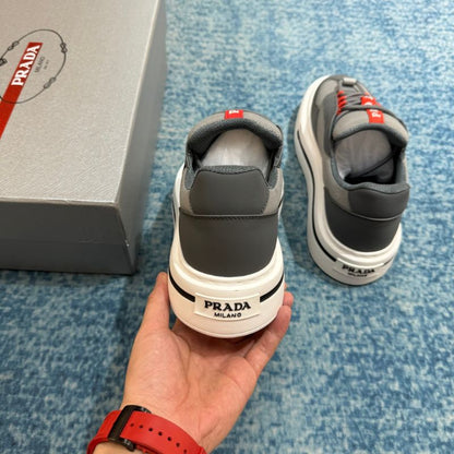 Prada Bold Lace-up Trainer Shoes