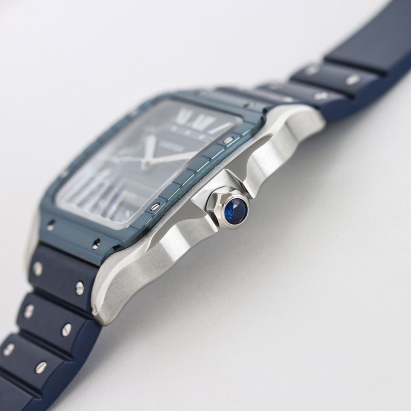 Cartier Santos Blue Watch
