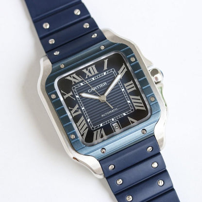 Cartier Santos Blue Watch
