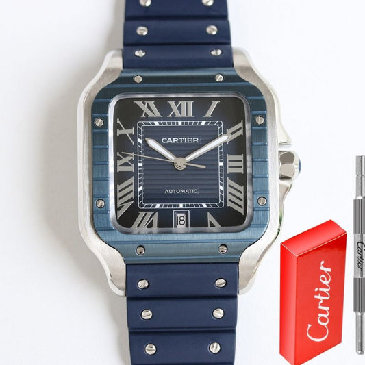 Cartier Santos Blue Watch