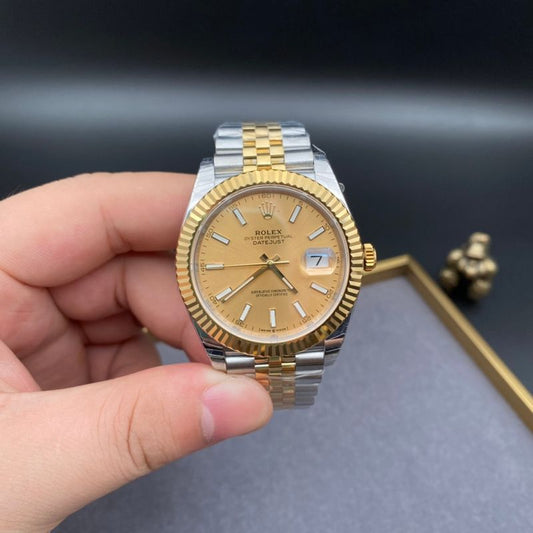 Rolex DateJust Gold Dial Watch