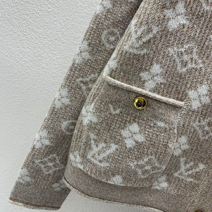 Louis Vuitton Eterna Logo Knit Cardigan Sweatshirt