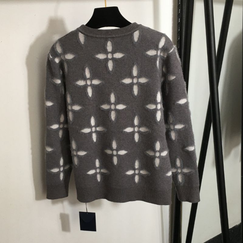 LV Monogram Logo Pullover Sweatshirt