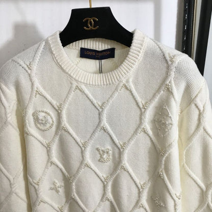 LV Ski Series Monogram Jacquard Sweatshirt