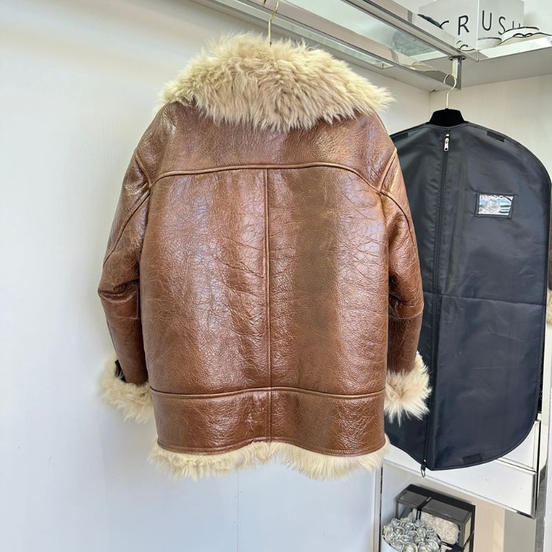 Hermes Tigredo Fur Leather Jacket