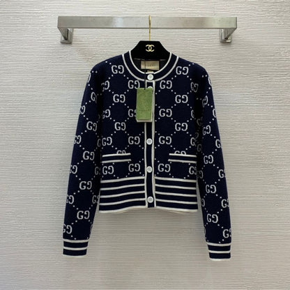Gucci Double GG Striped Wool Knit