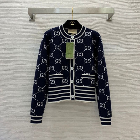 Gucci Double GG Striped Wool Knit