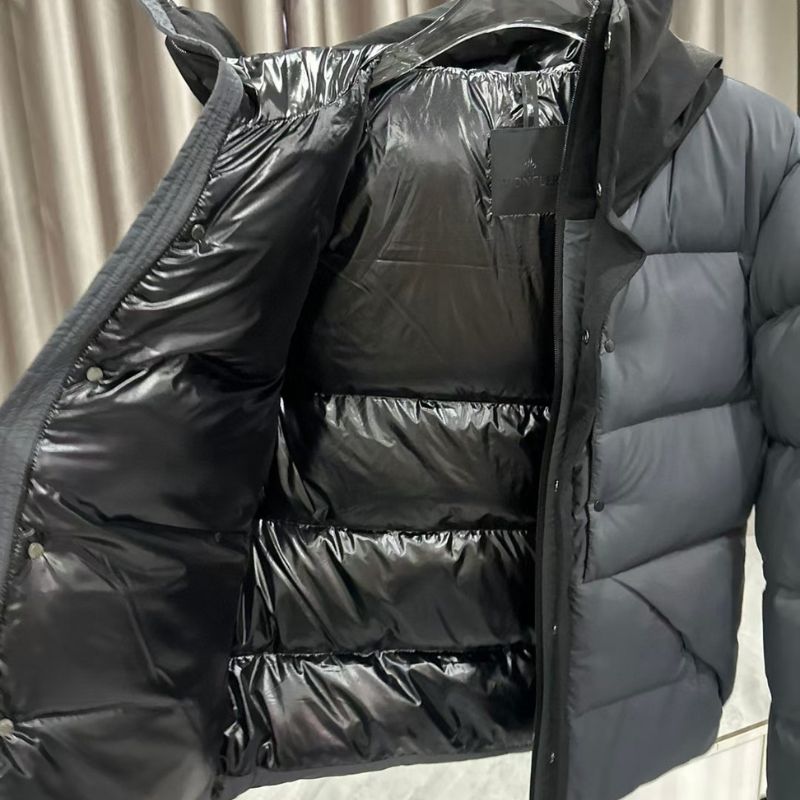 Moncler FW Madeira Embossed Lettering Hooded Down Jacket