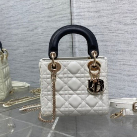 Dior Classic Lady Diana Enamel Buckle Bag