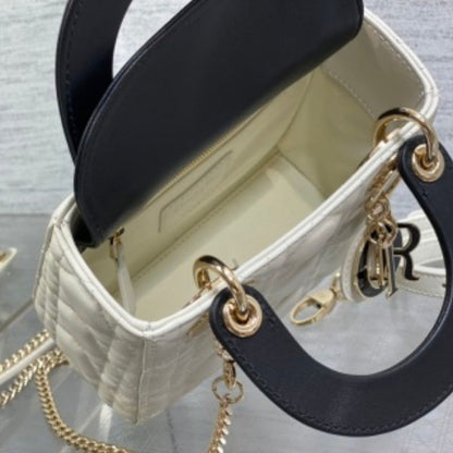 Dior Classic Lady Diana Enamel Buckle Bag