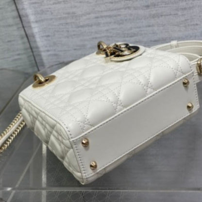 Dior Classic Lady Diana Enamel Buckle Bag