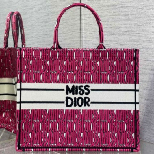 Dior Missdior Embroidered Tote Bag