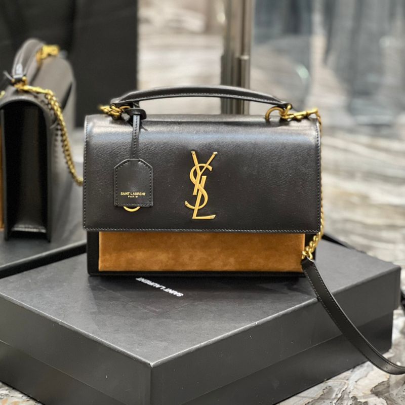 YSL Top Handle Medium Sunset Bag