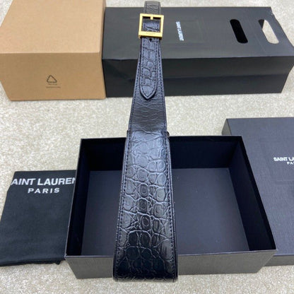 YSL Crocodile Embossed Bag