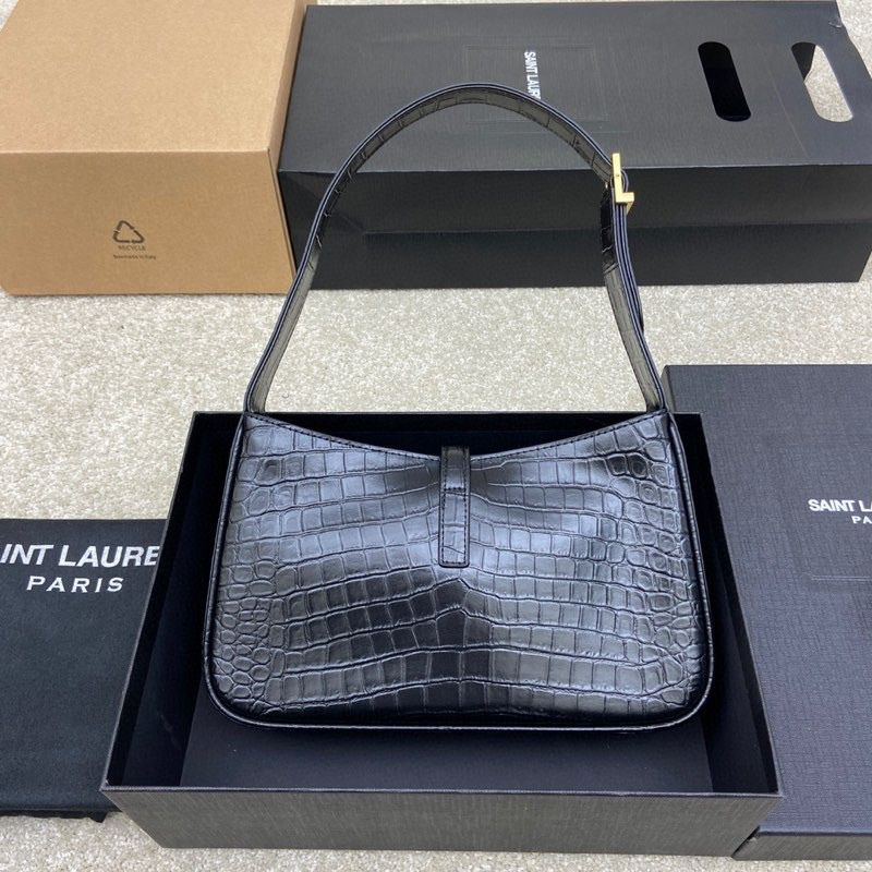 YSL Crocodile Embossed Bag