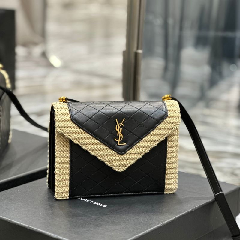 YSL Gaby Satchel Quilted Leather Shoulder Bag